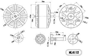 GARTT ML4112 480kv Fırçasız Motor