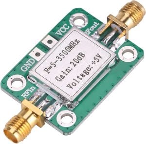 LNA 5-3500MHz 20dB kazanç geniş bant RF sinyal güç amplifikatörü