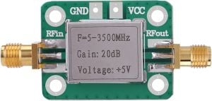LNA 5-3500MHz 20dB kazanç geniş bant RF sinyal güç amplifikatörü
