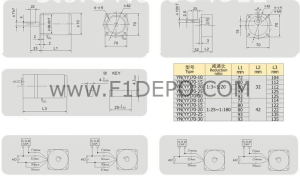 220V 17 Rpm 70mm Redüktörlü AC Motor 70jb75g