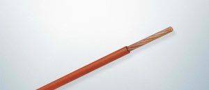 1 Metre SIAF  95 mm Tek damarlı Yanmaz silikon kablo KAHVERENGİ