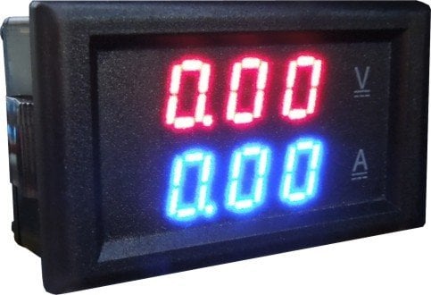Dijital Panel Voltmetre ve Ampermetre dc 0-100v 10a