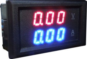 Dijital Panel Voltmetre ve Ampermetre dc 0-100v 10a