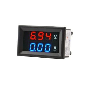 Dijital Panel Voltmetre ve Ampermetre dc 0-100v 10a