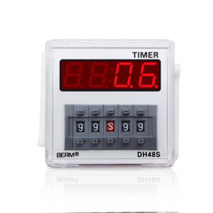 DH48S-S  AC 220V Zaman Ayarlı Röle Çift Süreli
