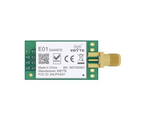 EBYTE NRF24L01P 2.4 - 2.525 GHZ E01-2G4M27D 5Km