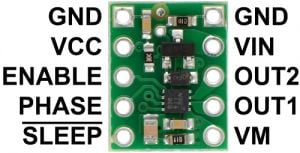 DRV8838 Tek Fırçalı Dc Motor Sürücü Devresi