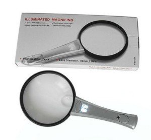 Mg2b-4a Led Işıklı El  Merceği