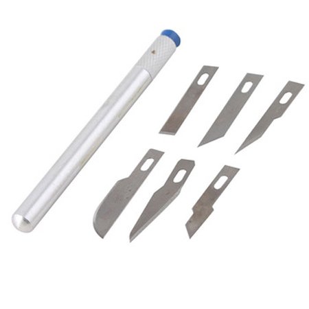 Hobi Maket Bıçak Seti 7 parça- 7 pcs Hobby knife set